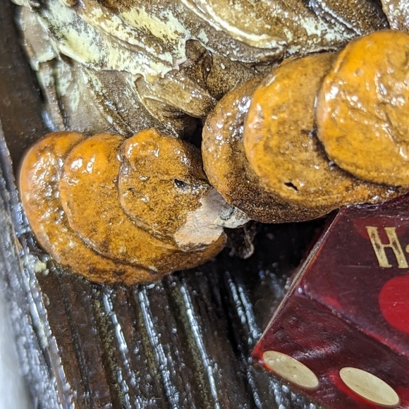 Vintage Retro 70s Large Eyes Owl Wood Wall Plaque MCM Reno Dice Harrahs? - Picture 7 of 7